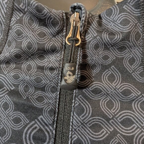 Lolë Women's Quarter Zip Yoga Running Workout Pullover - Grey - Size S - Picture 4 of 16